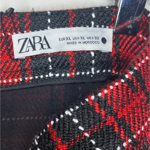 Zara Plaid Tweed Shorts - Picture 5 of 5